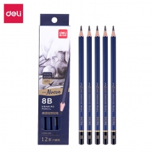 S999-8B 六角杆美术铅笔-12支装