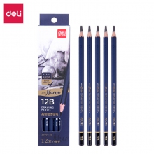 S999-12B 六角杆美术铅笔-12支装