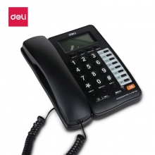deli得力784办公电话机 来电显示 记忆功能 办公电话座机固话分机座机
