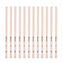 三木(SUNWOOD)P1效率王系列 HB原木盒装书写绘画铅笔 12支装