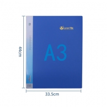 S549 A3蓝色两柱文件夹