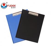 Fudek富得快CB101 A4 PVC对开记事夹板文件夹 资料试卷夹写字夹板合约夹板签约夹子合同夹