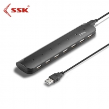 飚王(SSK)SHU033 七口USB分线器 多功能扩展集线器HUB