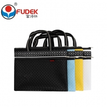 富得快(Fudek)F7641办公A4双层手提文件袋 公文袋 拉链袋 资料袋 仿皮文件包