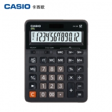 卡西欧(CASIO)GX-12B 黑色经典款超大型机商务计算器