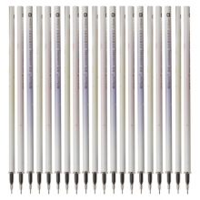 晨光(M&G)4366黑色中性笔芯0.35mm全针管学生签字笔替芯 果然系列水笔芯 20支装