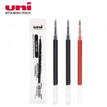 日本三菱(Uni)UMR-10 1.0mm中性笔替芯签字笔水笔替换笔芯 12支装