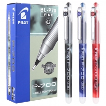 日本百乐(PILOT)BL-P70(P-700) 0.7mm直液式针管笔水笔中性笔签字笔啫喱笔 12...