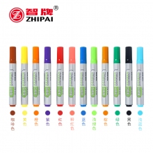 智牌(ZHI PAI)ZP-250中细彩色白板笔 水性记号笔大容量写字板笔涂鸦标记笔 10支装