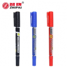 智牌(ZHI PAI)ZP-150永久性记号笔 maker油性墨水小双头速干光盘笔快递物流笔勾线笔 ...