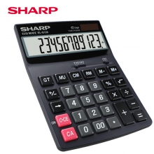 夏普(SHARP)EL-M120 /D120/G120 12位数大屏幕太阳能台式商务办公计算器