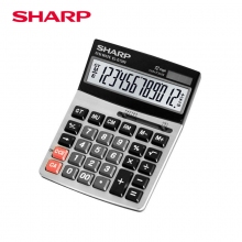 夏普(SHARP)EL-M1200 /D1200/G1200 12位数财务办公商务双电源大按键计算器