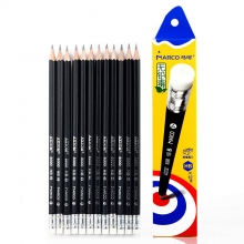 D8000E-HB HB带橡皮头铅笔*24支装