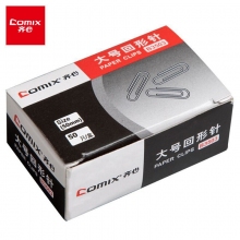 齐心(Comix)B3503 50mm大号回形针曲别针 10盒装