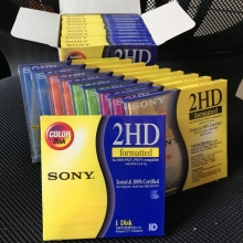 索尼SONY 3.5寸软磁盘1.44M软磁盘3.5 2HD双面软盘 10片装