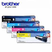 兄弟(Brother)TN-370BK/C /M/Y黑红蓝黄色标准容量墨粉盒