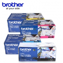 兄弟(Brother)TN-170BK/C /M/Y黑红黄青色标准容量墨粉盒