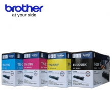兄弟(Brother)TN-270BK/C /M/Y黑红黄青色标准容量墨粉盒