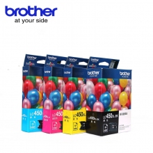 兄弟(Brother)LC450XL-BK/C /M/Y黑红黄青色墨盒