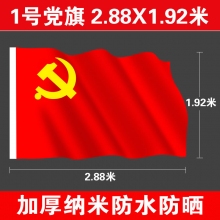1号党旗(288*192厘米)​