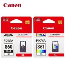 原装正品佳能(Canon)PG-860/CL-861标准容量黑色彩色墨盒