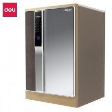 得力(deli)4156 H60cm指纹密码保险箱 全钢入柜式办公家用保险柜
