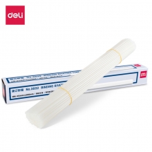 得力(deli)3832 Φ5.0*500mm财务装订铆管 尼龙管热熔铆管 100根/盒