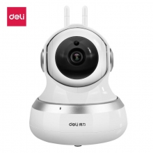 deli得力CH101 720P无线监控智能摄像机 家用夜视wifi网络可连手机远程监控器云台