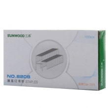 三木(SUNWOOD)8208 23/8厚层订书钉订书针 可装订20-50页 1000枚/盒*10盒