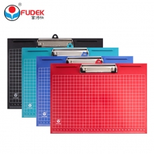 富得快(Fudek)A4 HY6102横式板夹垫板写字板夹菜单夹点菜夹塑料文件夹板夹