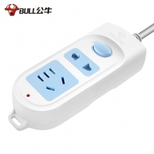 公牛(BULL)GN-612 2孔2位全长1.8米总控开关新国标插座电源插座转换器