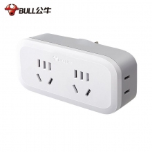 公牛(BULL)GN-904 GN-934K一转四三项无线扩展多功能插座插头转换器 一转多插座