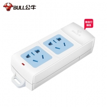 公牛(BULL)GN-A02 2孔2位无线插座 新国标插线板插排排插接线板拖线板