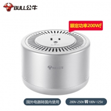 公牛(BULL)GN-P2 1.5米美标电器变压器转换器插座 国内使用220V-110V互转额定功率...