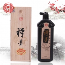 一得阁禅墨500g 1115-1抄经专用墨汁礼盒装(木盒)