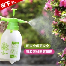 市下2000ml/2L手持小型办公加厚喷头氟胶喷壶家用园艺消毒气压式喷雾器