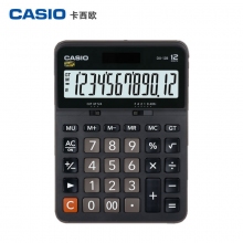 卡西欧(CASIO)DX-12B 12位中型机磨砂面板商务计算器