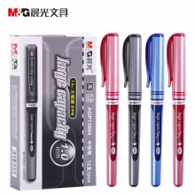 晨光(M&G)AGP13604 1.0mm商务办公签字笔学生硬笔书法练字笔水笔中性笔 AGR6701...