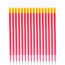 晨光(M&G)AGR65204红色0.5mm中性笔芯 半针管学生签字笔替芯 经典水笔芯 20支装