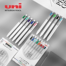 日本三菱(Uni)UMN-S-38/05按动中性笔0.38mm/0.5mm财务办公学生考试用签字笔(...