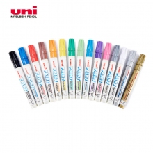 日本三菱(Uni)PX-20 2.2-2.8mm中字油漆笔马克笔工业记号笔婚礼签名笔 12支装