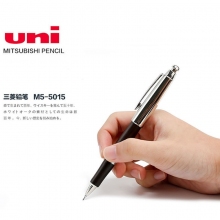 日本三菱(Uni)M5-5015百年橡木+镀珞金属复合自动铅笔商务礼品笔0.5mm活动铅笔礼盒装 1...