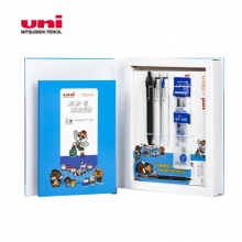 日本三菱(Uni)uni-ball one 0.38mm小浓芯同道大叔联名IP款礼盒套装UMN-S-...