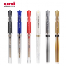 日本三菱(Uni)UMN-153 1.0mm耐水速记中性笔子弹头签字笔水笔 UMR-10替换芯