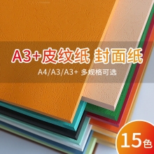 A3+(297*440mm)装订封面纸160克/230克皮纹纸云彩纸凹凸封皮纸花纹封面纸书籍文件标书...