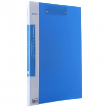 三木(SUNWOOD)LFE66W蓝色经济型双强力夹考试资料文件夹文件管理双夹