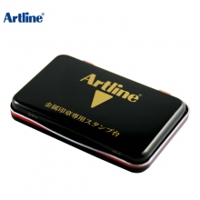 日本Artline旗牌EHP-2 RED 56*90mm红色金属印章专用印台(ESAP-40配套印油...