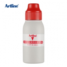 日本Artline旗牌ESAP-40金属印台专用补充印油 办公财务银行会计铜章硬质印章印油 40ml...