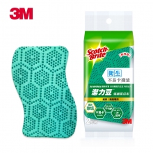 3M思高 洁力豆海绵百洁布 碗盘锅具进口海绵百洁布 2片装