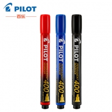 日本百乐(PILOT)SCA-400油性记号笔 堑刀型速干箱头笔物流大字笔马克笔 12支装